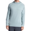 Gaiam Men’s Flow State Long Sleeve Cowl Neck Hoodie, Standard Fit, Stretch Midweight Material(Slate)