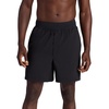 Gaiam Men’s Hatha 2.0 7” Short, Standard Fit, Stretch Lightweight Material, Moisture-Wicking(Black)