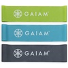 Gaiam Restore Loop Band Kit,Set of 3, Light, Medium,Heavy Lower Body Loop Resistance Bands for Legs and Booty Exercises & Workouts,15″x 4″Bands(15″ x 4″ Bands)