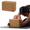 Gaiam Yoga Block – Supportive Latex-Free Eva Foam – Soft Non-Slip Surface with Beveled Edges for Yoga, Pilates, Meditation(Cork)