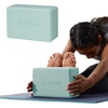 Gaiam Yoga Block, EVA Foam for Balance & Stretch (1 Block, Lagoon)(1 Block)