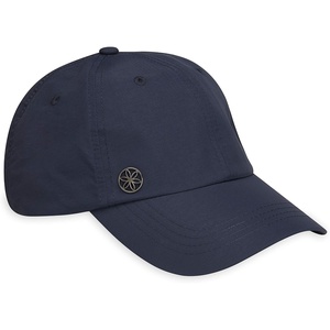 Gaiam Classic Fitness Hat, Ponytail Cap, Women | Quick-Dry Sweatband | Ponytail Hole | Moisture-Wicking | Running, Hiking & Beach | Adjustable Fit(Navy)