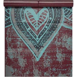 Gaiam Foldable Yoga Mat, 2mm Icy Paisley(Be Free)