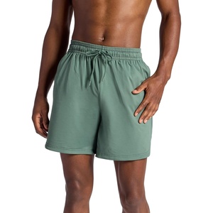 Gaiam Men’s Everyday Basic 7” Short 2.0, Relaxed Fit, Stretch Midweight Material(Duck Green)