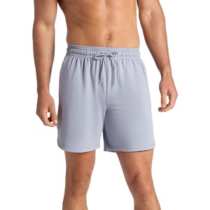 Gaiam Men’s Everyday Basic 7” Short 2.0, Relaxed Fit, Stretch Midweight Material(Sleet)