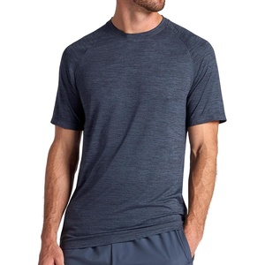Gaiam Men’s Everyday Basic Raglan Top, Standard Fit, Stretch Midweight Jersey Material(Cool Grey Heather)
