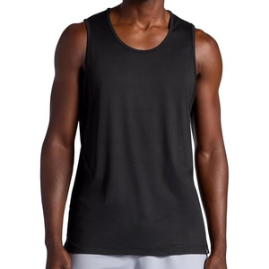 Gaiam Men’s Everyday Basic Tank Top, Standard Fit, Stretch Midweight Jersey Material(Black)