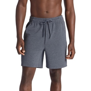 Gaiam Men’s Flow State 7” Short, Relaxed Fit, Stretch Lightweight Material(Cool Grey Heather)