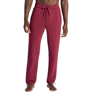 Gaiam Men’s Flow State Pant, Relaxed Fit, 29” Inseam, Stretch Lightweight Material(Beet)
