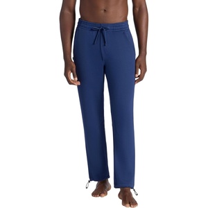 Gaiam Men’s Flow State Pant, Relaxed Fit, 29” Inseam, Stretch Lightweight Material(Medieval Blue)