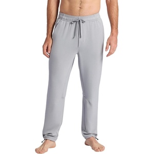 Gaiam Men’s Flow State Pant, Relaxed Fit, 29” Inseam, Stretch Lightweight Material(Sleet)