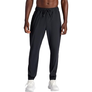 Gaiam Men’s Lotus Oblong Pant, Standard Fit, 31” Inseam, Stretch Heavyweight Terry Material(Black)