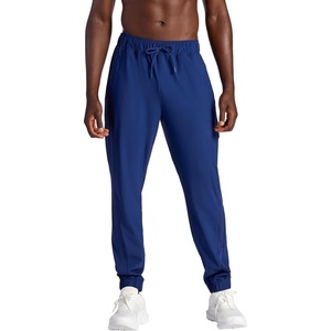 Gaiam Men’s Lotus Oblong Pant, Standard Fit, 31” Inseam, Stretch Heavyweight Terry Material(Medieval Blue)