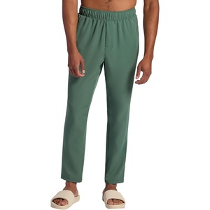 Gaiam Men’s Lunge Pant 2.0, Relaxed Fit, 30” Inseam, Stretch Lightweight Material, Moisture-Wicking(Duck Green)