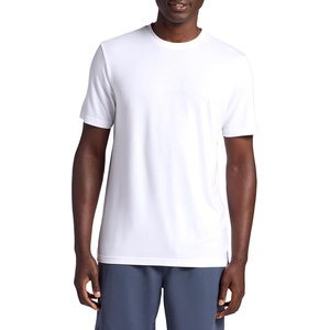 Gaiam Men’s Stretch Tech T-Shirt, Standard Fit, Stretch Midweight Performance Material(Stark White)