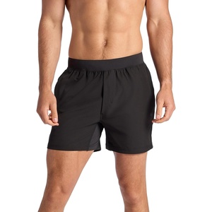 Gaiam Men’s Upside 5” Short, Standard Fit, Stretch Lightweight Material, Moisture-Wicking(Black)