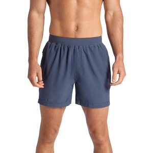 Gaiam Men’s Upside 5” Short, Standard Fit, Stretch Lightweight Material, Moisture-Wicking(Cool Grey)