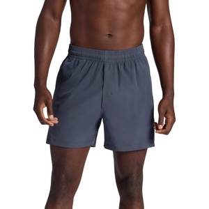 Gaiam Men’s Veda 5” Short with Brief, Standard Fit, Stretch Lightweight Material(Cool Grey)