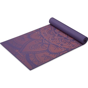 Gaiam Premium Yoga Mat, 6mm Thick Print Mat | Premium 6mm thick cushioning for joint support. Non-slip print design for yoga, Pilates & floor workouts.(Athenian Rose)