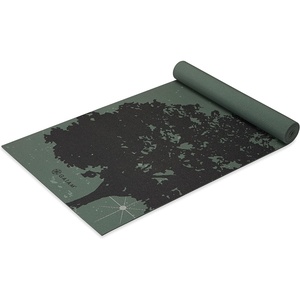 Gaiam Premium Yoga Mat, 6mm Thick Print Mat | Premium 6mm thick cushioning for joint support. Non-slip print design for yoga, Pilates & floor workouts.(Luminary)