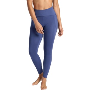 Gaiam Women’s Om High-Rise Activate 7/8 Legging, Slim Fit, 25” Inseam, Moisture-Wicking(Blue Indigo)