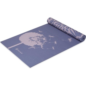 Gaiam Yoga Mat – Premium 6mm Print Reversible Extra Thick Non Slip Exercise & Fitness Mat for All Types of Yoga, Pilates & Floor Workouts (68″ x 24″ x 6mm Thick)(Dandelion Fossil)