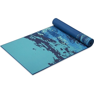 Gaiam Yoga Mat – Premium 6mm Print Reversible Extra Thick Non Slip Exercise & Fitness Mat for All Types of Yoga, Pilates & Floor Workouts (68″ x 24″ x 6mm Thick)(Peaceful Waters)