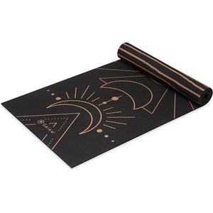 Gaiam Yoga Mat – Premium 6mm Print Reversible Extra Thick Non Slip Exercise & Fitness Mat for All Types of Yoga, Pilates & Floor Workouts (68″ x 24″ x 6mm Thick)(Cosmic Energy)