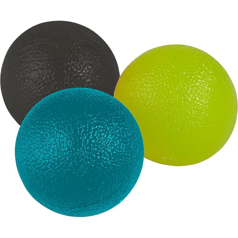 image:imageGaiam Restore Hand Therapy Exercise Ball Kit 3Level Hand Grip Strengthener Massage Balls Soft Medium Firm for Physical Therapy amp Hand Pain Relief Ease Muscle Tension with Hand Balls Set of 3