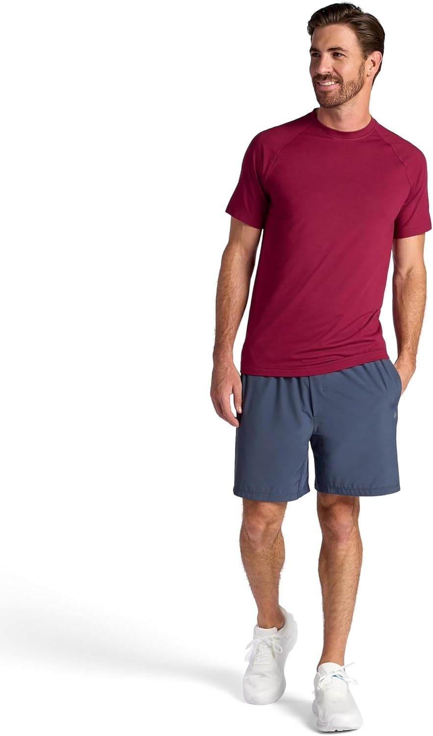 image:imageGaiam Mens Supine Crewneck Top Relaxed Fit Stretch Midweight MaterialBeet