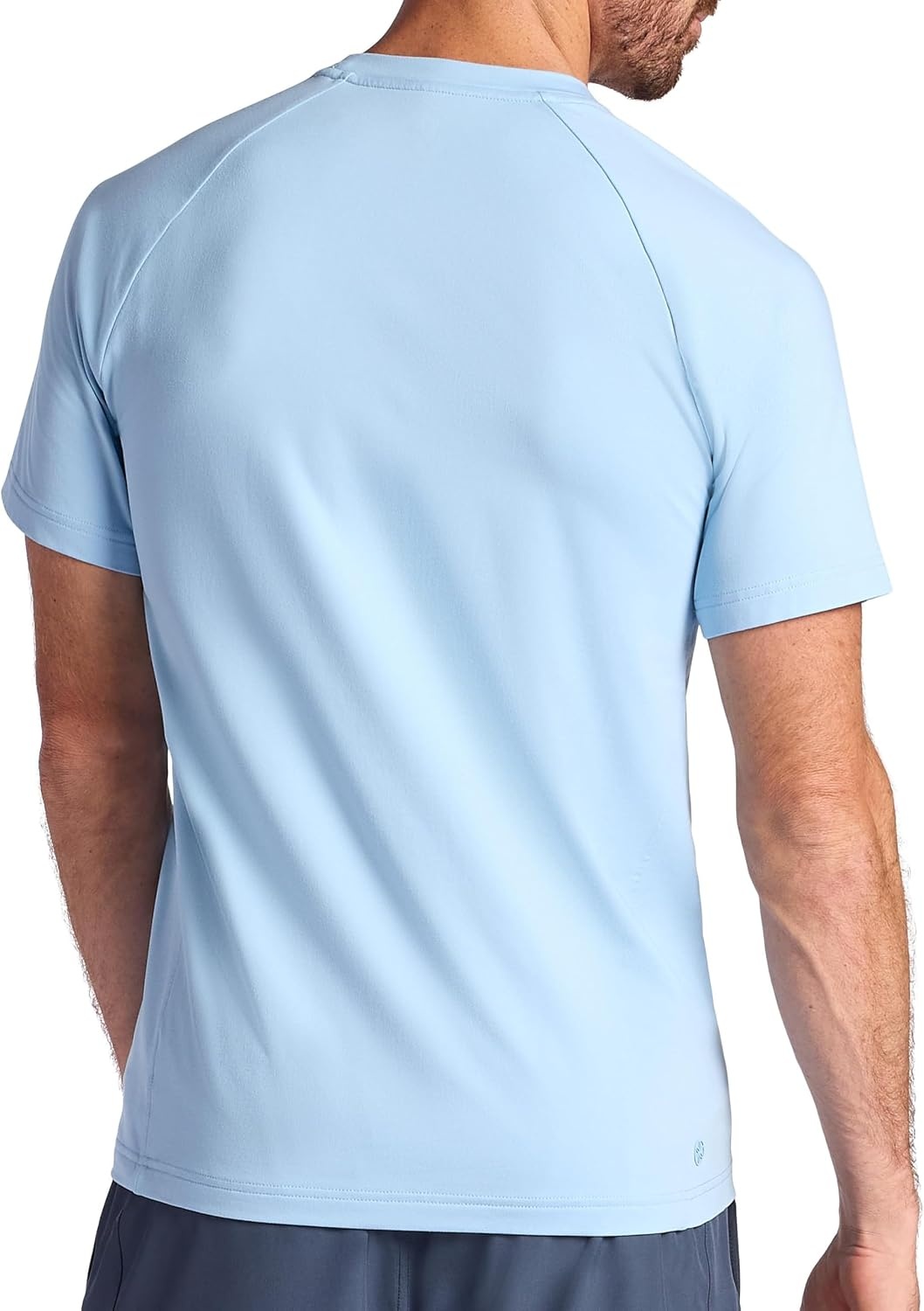 image:imageGaiam Mens Supine Crewneck Top Relaxed Fit Stretch Midweight MaterialCashmere Blue