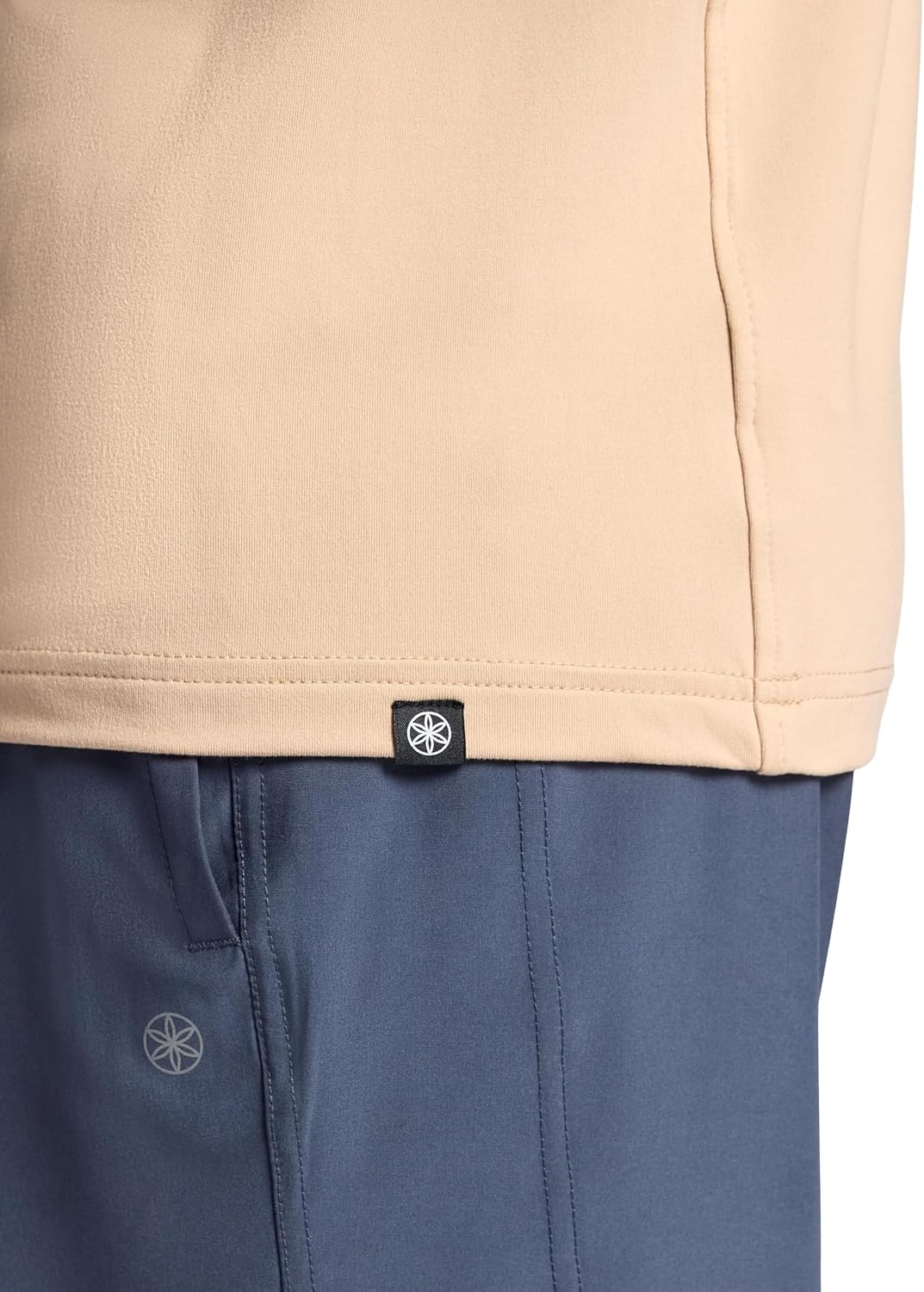 image:imageGaiam Mens Supine Crewneck Top Relaxed Fit Stretch Midweight MaterialHumus