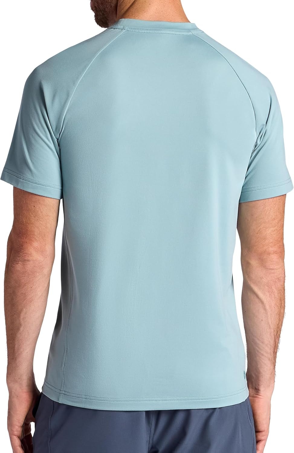 image:imageGaiam Mens Supine Crewneck Top Relaxed Fit Stretch Midweight MaterialSlate