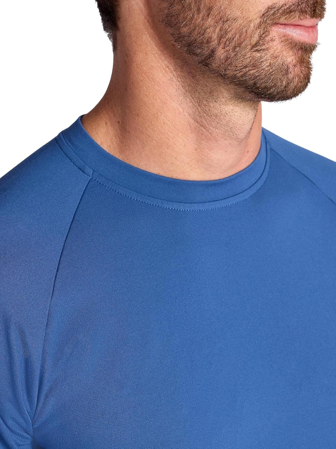 image:imageGaiam Mens Supine Crewneck Top Relaxed Fit Stretch Midweight MaterialTrue Navy