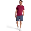 Gaiam Men’s Supine Crewneck Top, Relaxed Fit, Stretch Midweight Material(Beet)