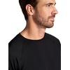 Gaiam Men’s Supine Crewneck Top, Relaxed Fit, Stretch Midweight Material(Black)