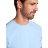 Gaiam Men’s Supine Crewneck Top, Relaxed Fit, Stretch Midweight Material(Cashmere Blue)