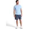 Gaiam Men’s Supine Crewneck Top, Relaxed Fit, Stretch Midweight Material(Cashmere Blue)