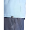 Gaiam Men’s Supine Crewneck Top, Relaxed Fit, Stretch Midweight Material(Cashmere Blue)
