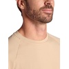 Gaiam Men’s Supine Crewneck Top, Relaxed Fit, Stretch Midweight Material(Humus)