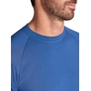 Gaiam Men’s Supine Crewneck Top, Relaxed Fit, Stretch Midweight Material(True Navy)