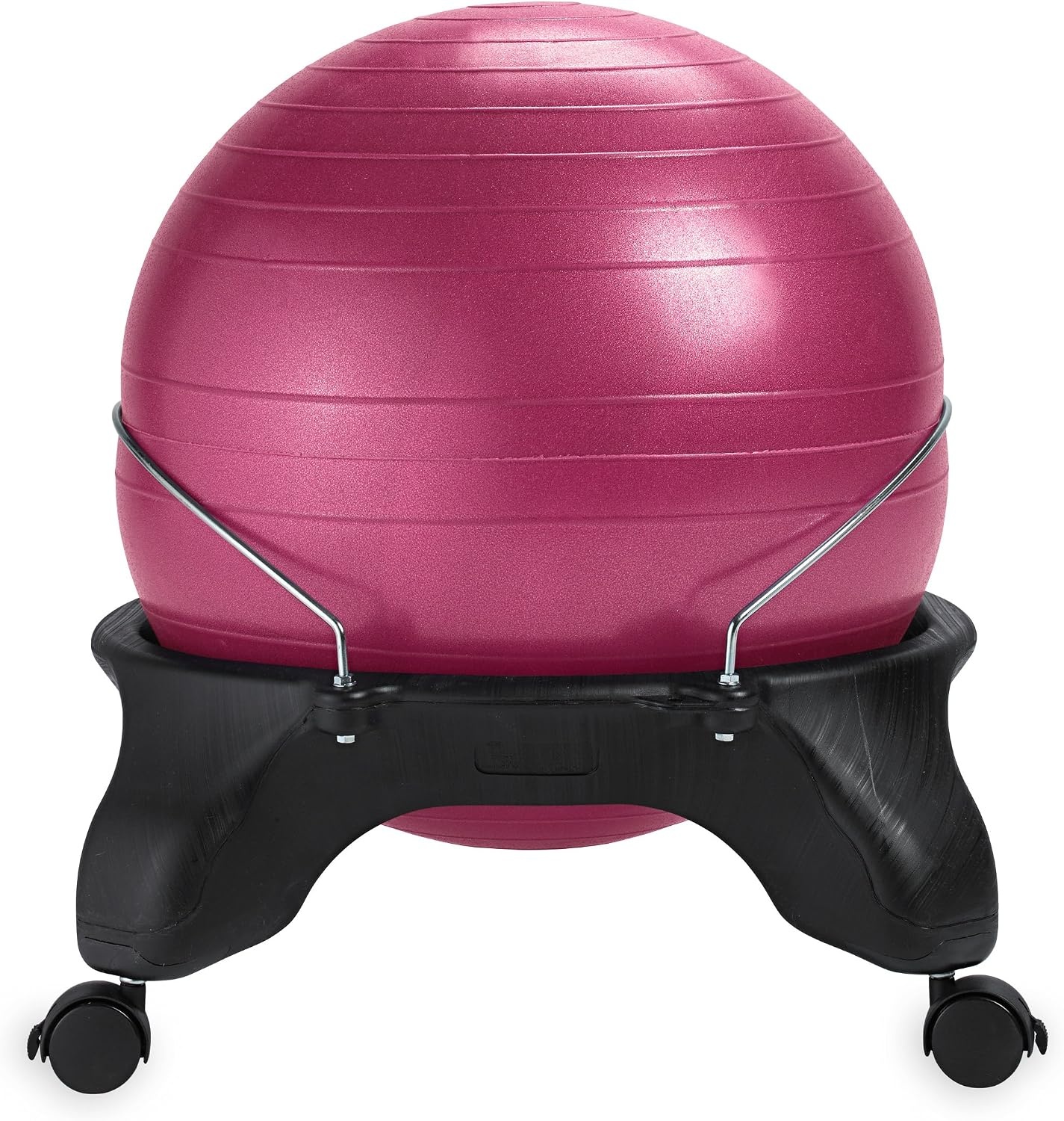 image:imageGaiam Classic Backless Balance Ball Chair Exercise Stability Yoga Ball Premium Ergonomic Chair for Home and Office Desk with Air Pump Exercise Guide and Satisfaction Guarantee