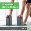 Gaiam Yoga Block – Supportive Latex-Free Eva Foam – Soft Non-Slip Surface with Beveled Edges for Yoga, Pilates, Meditation(Vivid Blue (Pack of 12))