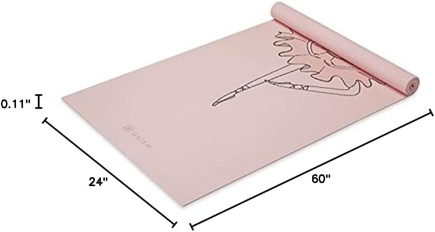 image:imageGaiam Kids Printed Yoga Mat NonToxic Fun Design 3mmBallerina