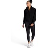 Gaiam Women’s Sherpa Jacket, Cropped Fit, Stretch Heavyweight Material(Black (Tap Shoe))