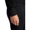 Gaiam Women’s Sherpa Jacket, Cropped Fit, Stretch Heavyweight Material(Black (Tap Shoe))