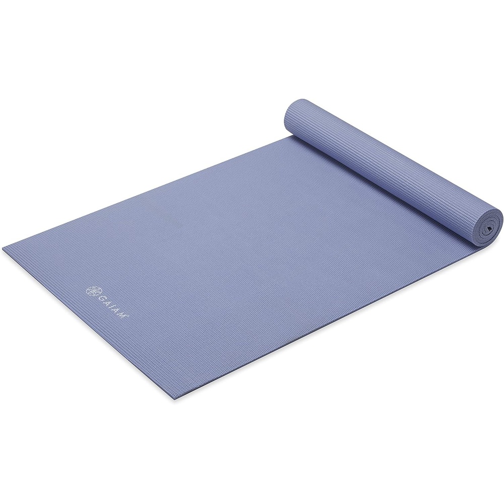 image:imageGaiam Yoga Mat Premium 5mm Solid Thick Non Slip Exercise amp Fitness Mat for All Types of Yoga Pilates amp Floor Workouts 68 x 24 x 5mmChambray