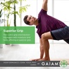 Gaiam Yoga Mat – Premium 5mm Solid Thick Non Slip Exercise & Fitness Mat for All Types of Yoga, Pilates & Floor Workouts (68″ x 24″ x 5mm)(Cork)