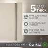 Gaiam Yoga Mat – Premium 5mm Solid Thick Non Slip Exercise & Fitness Mat for All Types of Yoga, Pilates & Floor Workouts (68″ x 24″ x 5mm)(Dovetail)