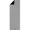 Gaiam Yoga Mat, Solid Color Non-Slip, 6mm(Black/Gray)